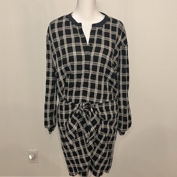 Rag & Bone Jean wrap tie front dress - Picture 3 of 4